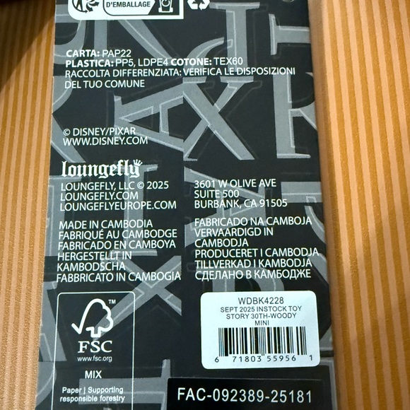 Loungefly Toy Story Woody Saloon 30th Anniversary mini backpack,NWT - Picture 6 of 8